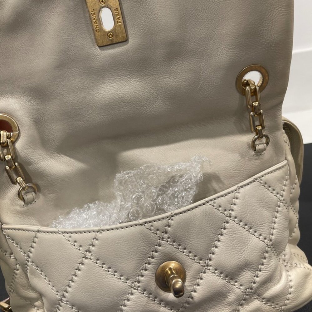Chanel Tote Bag Cream (133144) - Picture 12 of 14